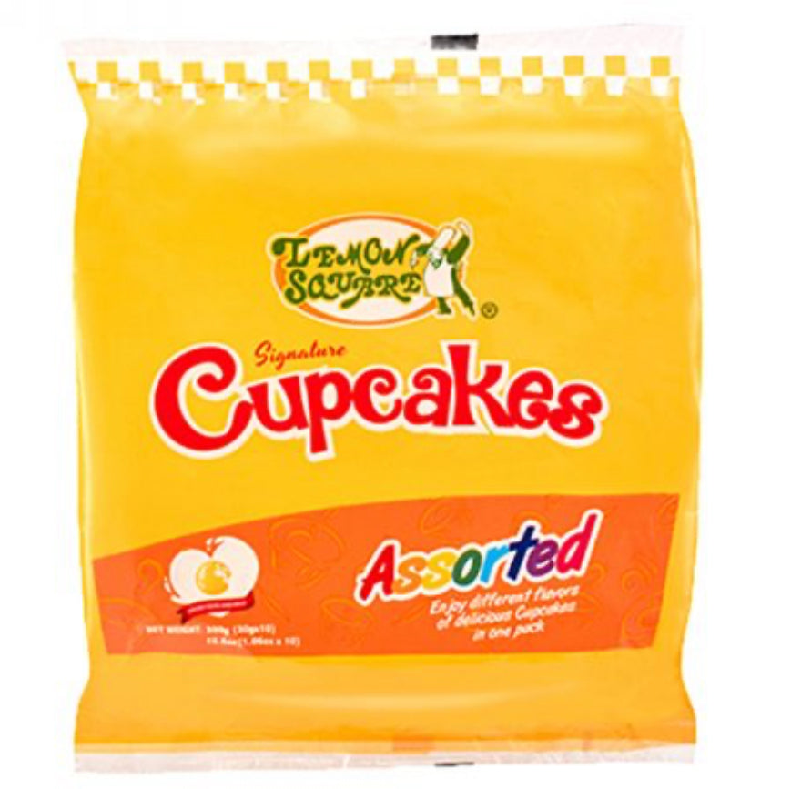 Lemon square cupcakes assorted