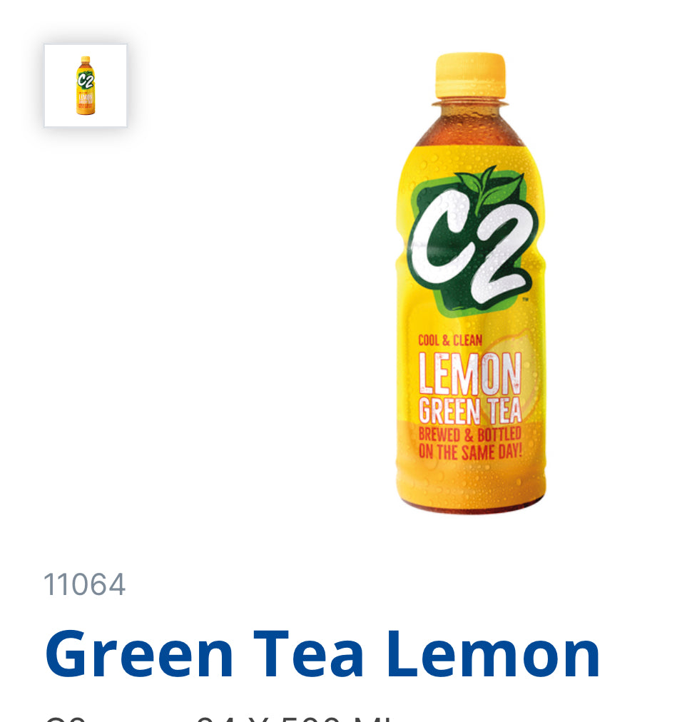 C2 green tea Lemon