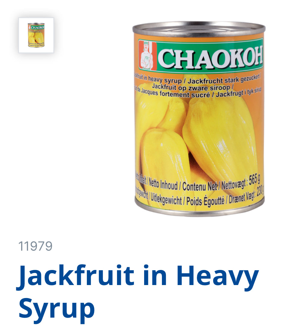Jackfruit in syrup