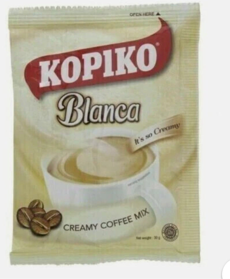 Kopiko Blanca 3&1 creamy coffee mix 10x 30g