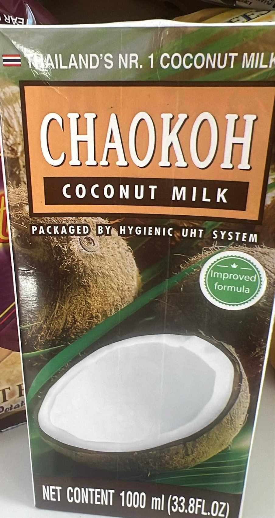 Chaokoh coconut milk 1L