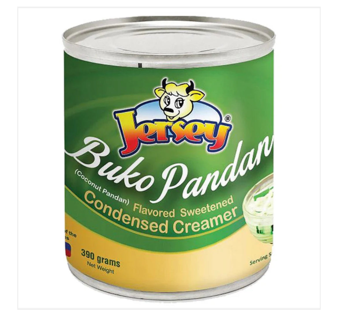 Jersey buko pandan condence milk
