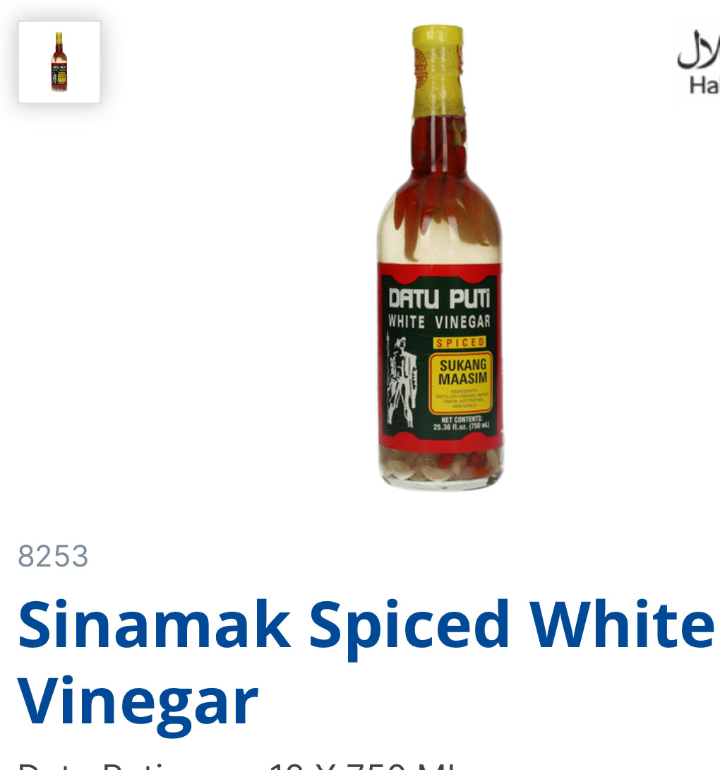 Sinamak Spiced vinegar