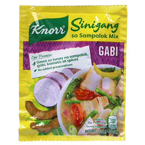 Knorr sinigang sampalok mix & Gabi