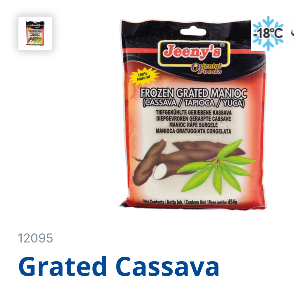 Grated cassava