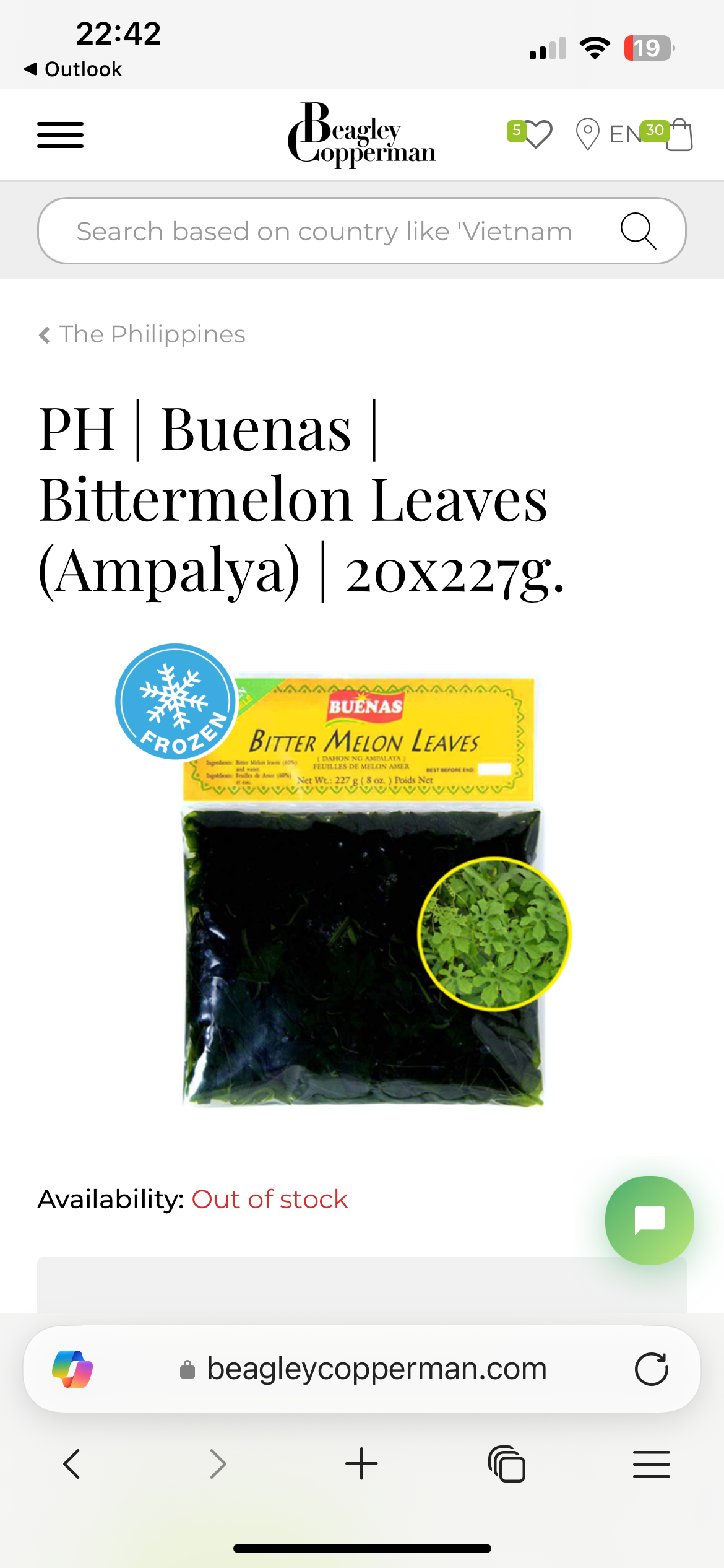 Bittermelon leaves( ampalaya)