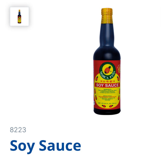 Marca piña soy sauce