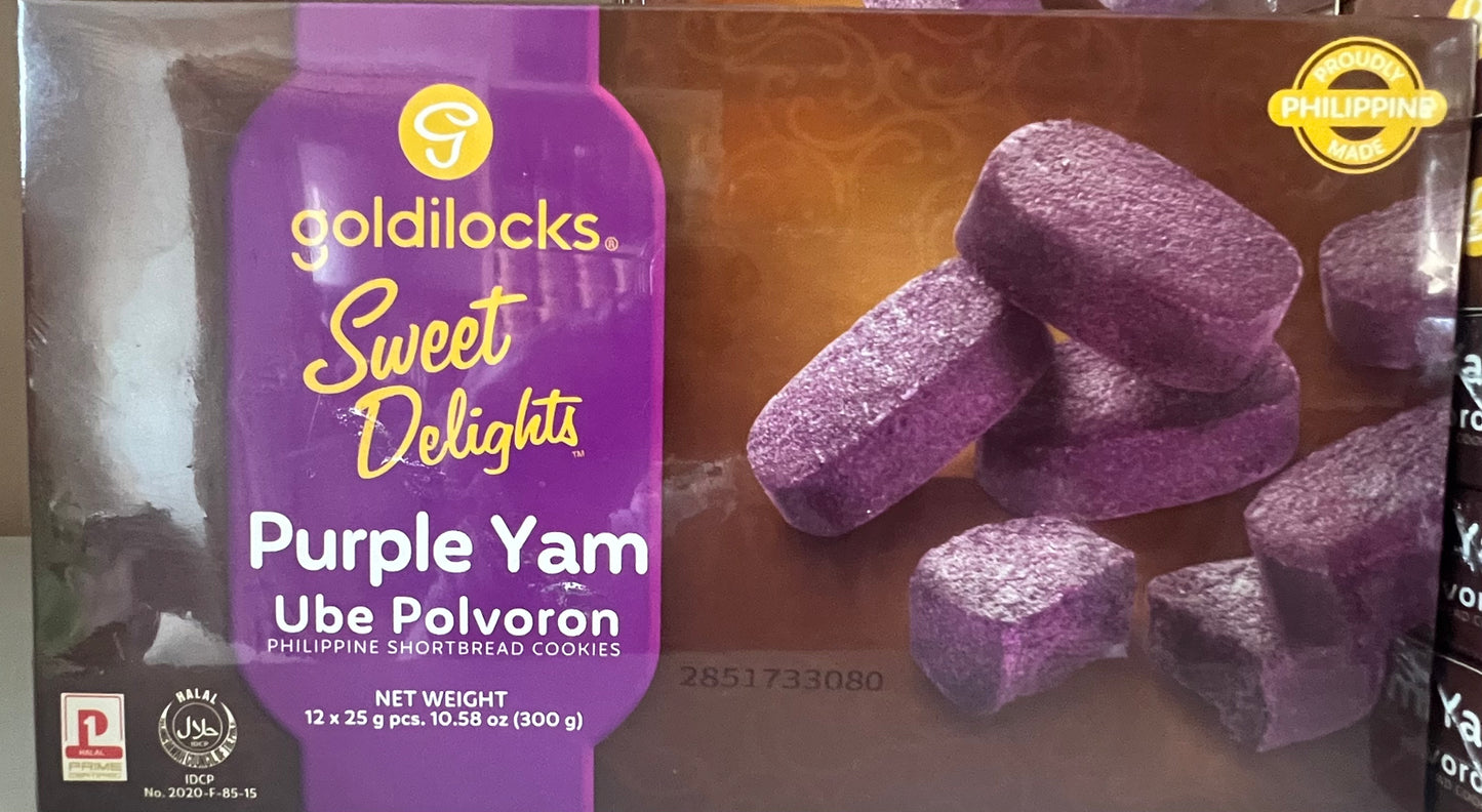 Goldilocks polvoron purple Yam (ube) 300g