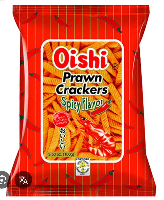 Oishi Prawn Crackers Spicy