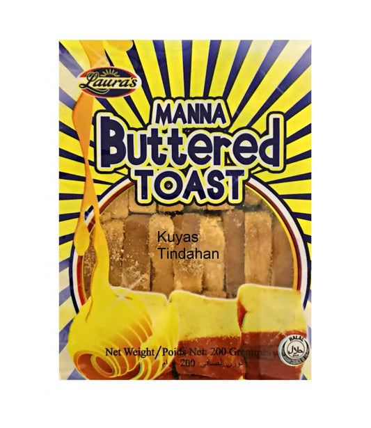 Laura’s manna buttered toast