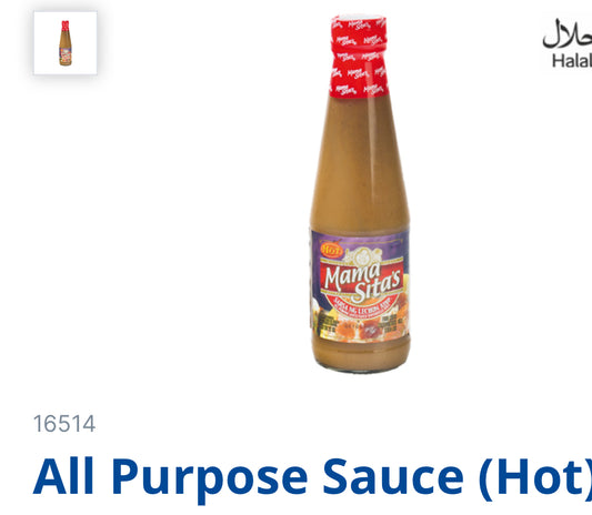 Mang thomas all purpose sauce hot & spicy