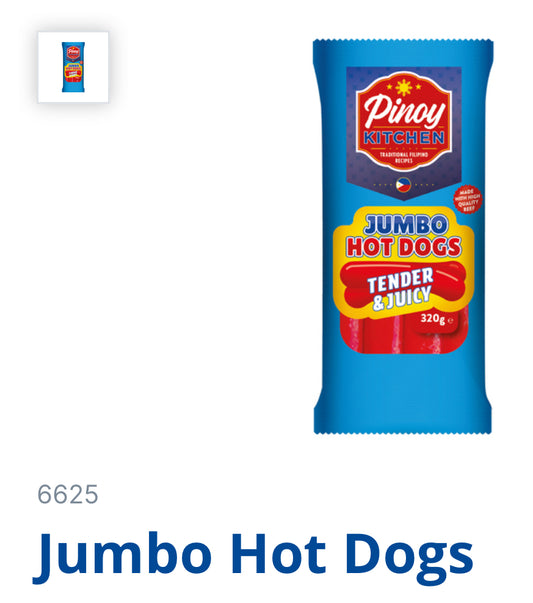 Jumbo hotdogs 320g