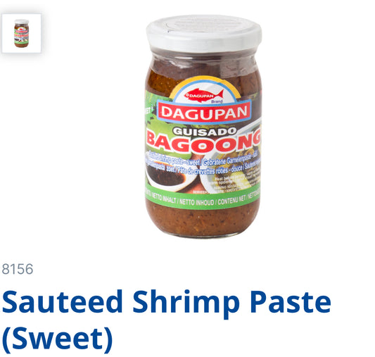 Dagupan gisadong bagoong  (shrimp paste) 230g