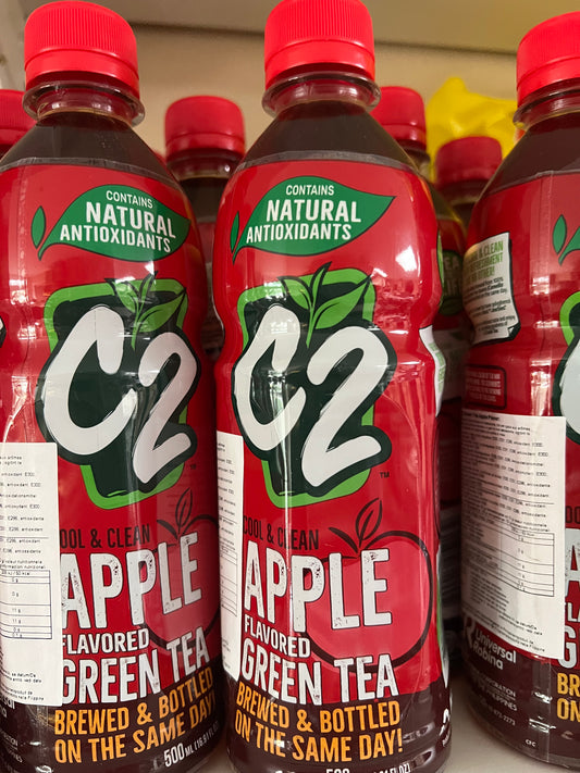 C2 green tea apple 500ml