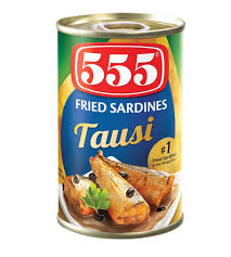 555 fried sardines Tausi