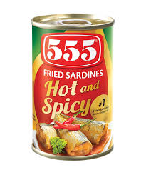 555 fried sardines hot & spicy